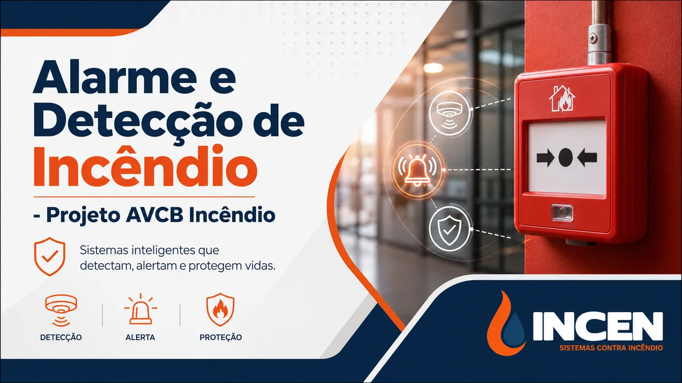 Alarme e Detecção de Incêndio - Projeto AVCB Incêndio