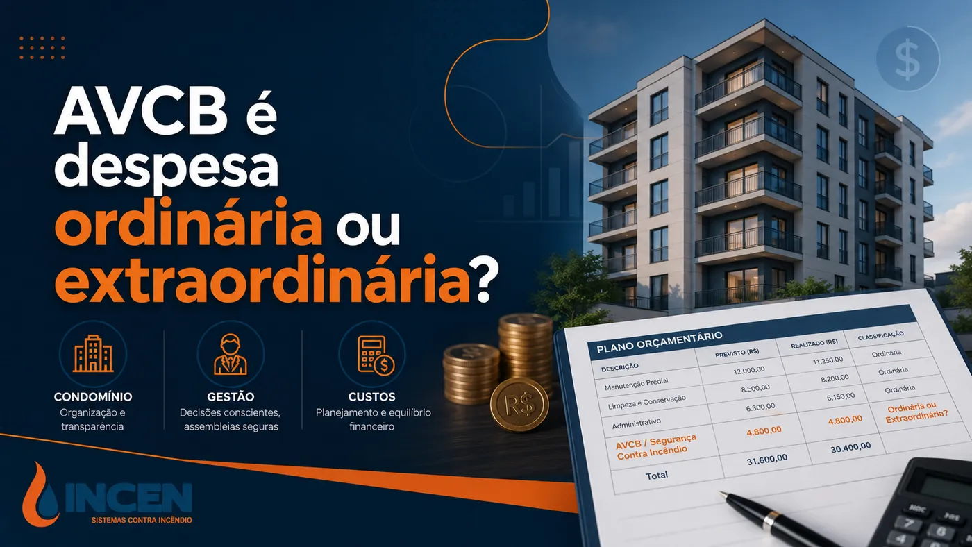 AVCB é despesa ordinária ou extraordinária? Entenda a classificação
