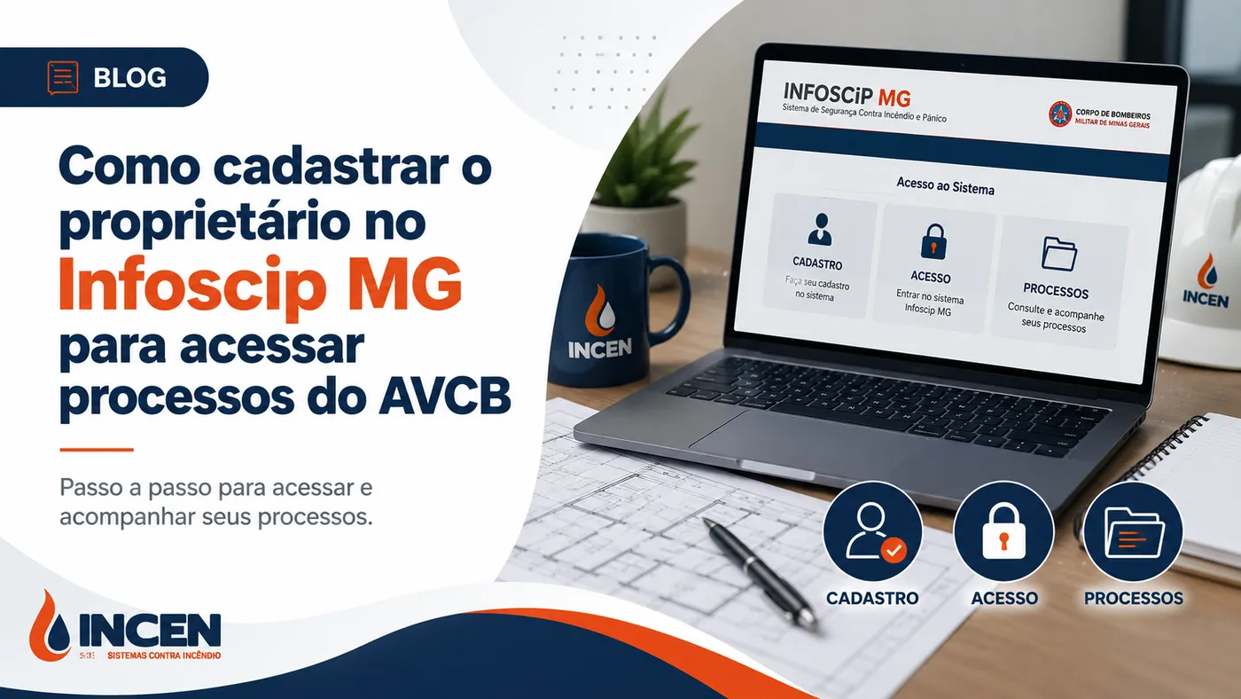 Como cadastrar o proprietário no Infoscip MG para acessar processos do AVCB