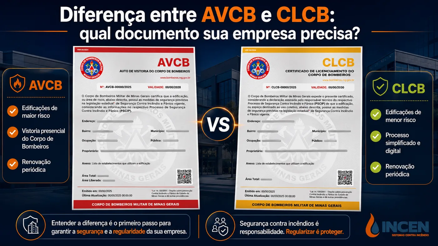 Diferença entre AVCB e CLCB: qual documento sua empresa precisa?