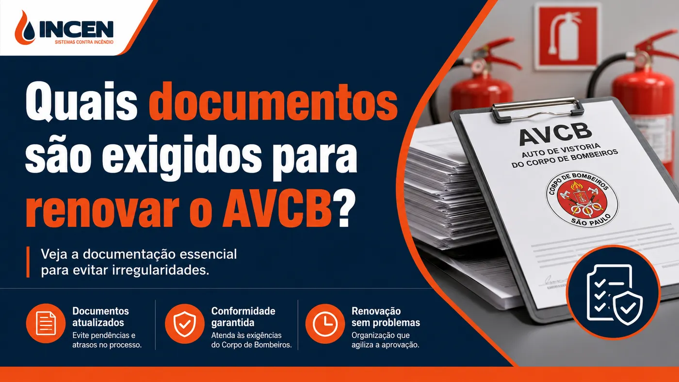 Quais documentos são exigidos para renovar o AVCB?