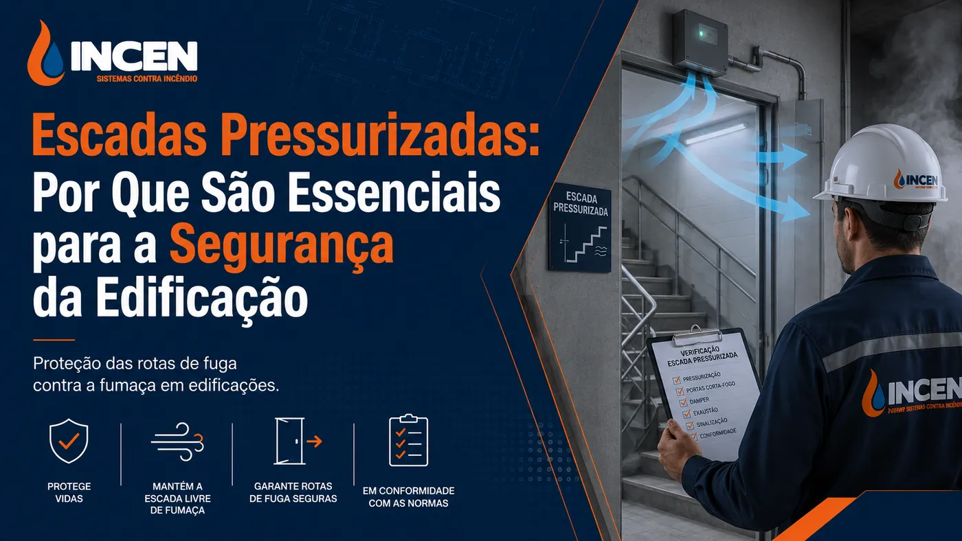 Escadas Pressurizadas: Por Que São Essenciais para a Segurança da Edificação