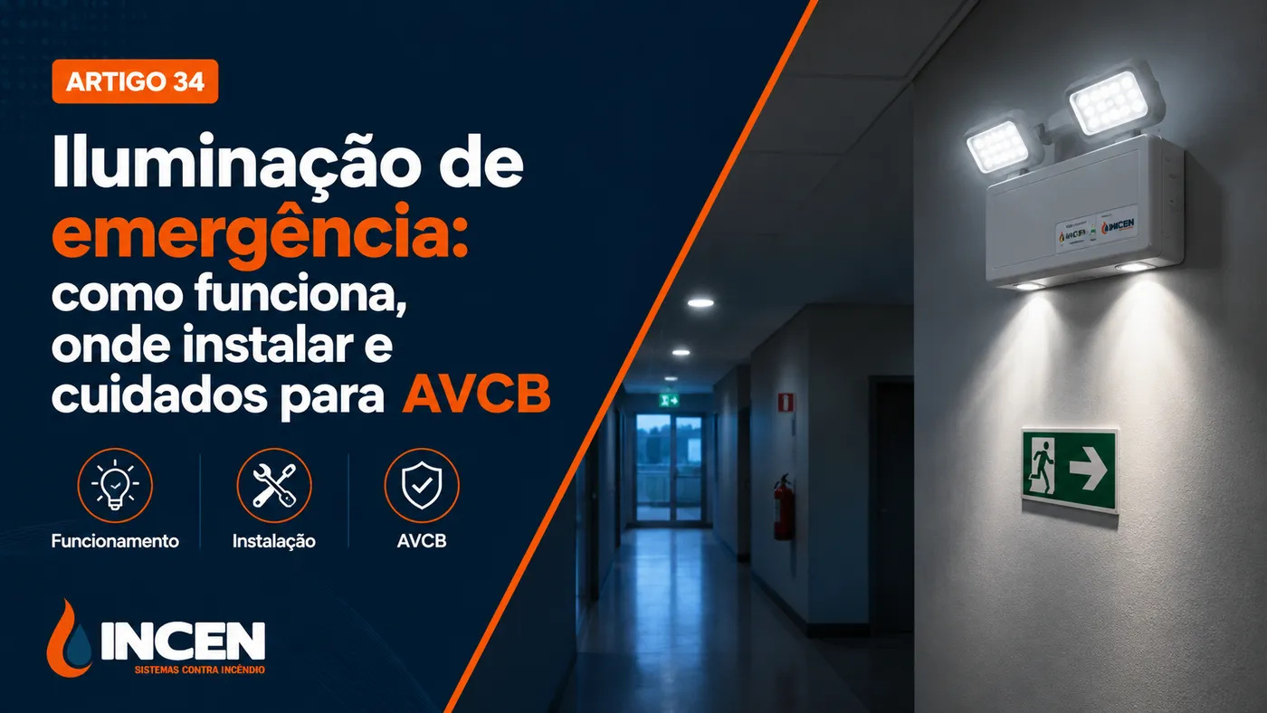Iluminação de emergência: como funciona, onde instalar e cuidados para AVCB