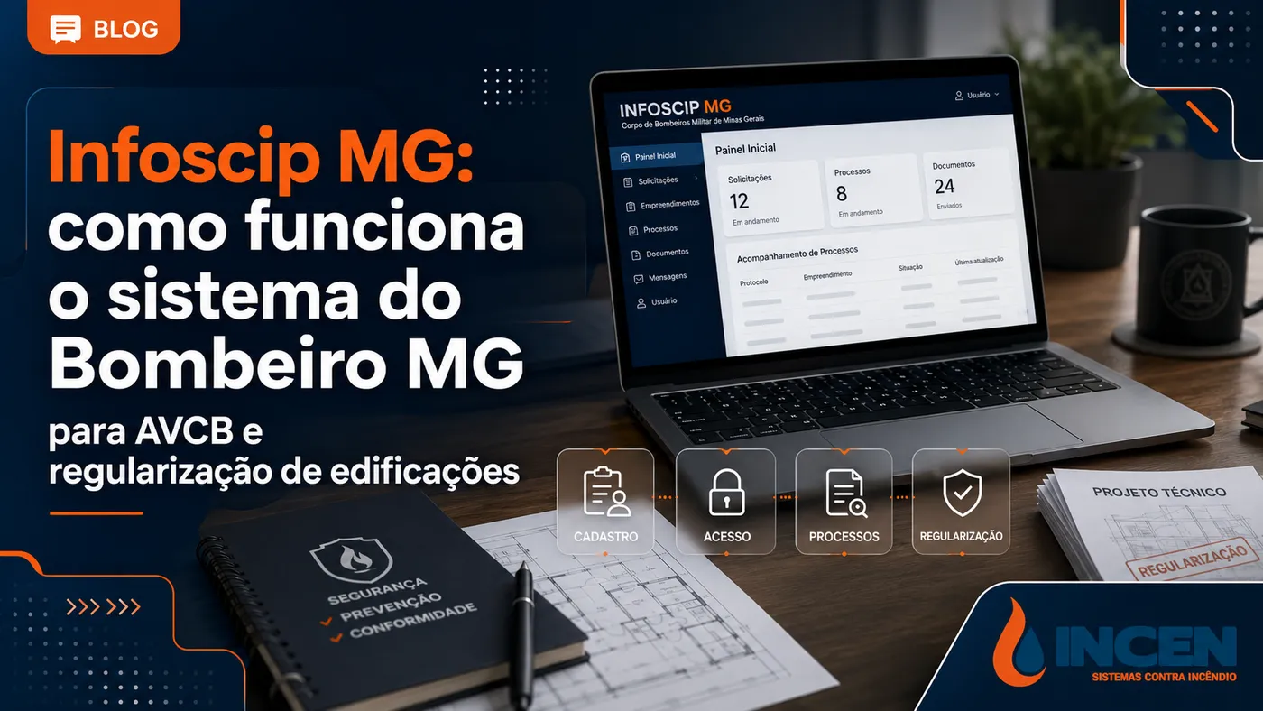 Infoscip MG: como funciona o sistema do Bombeiro MG para AVCB e regularização de edificações