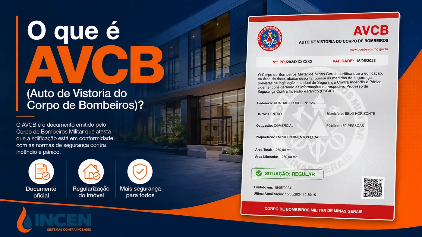 O que é o AVCB (Auto de Vistoria do Corpo de Bombeiros)?