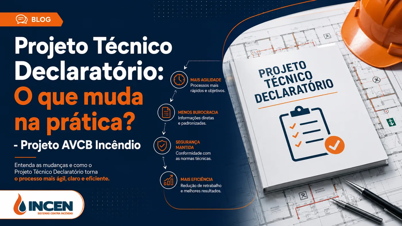 Projeto Técnico Declaratório: O que muda na prática? - Projeto AVCB Incêndio