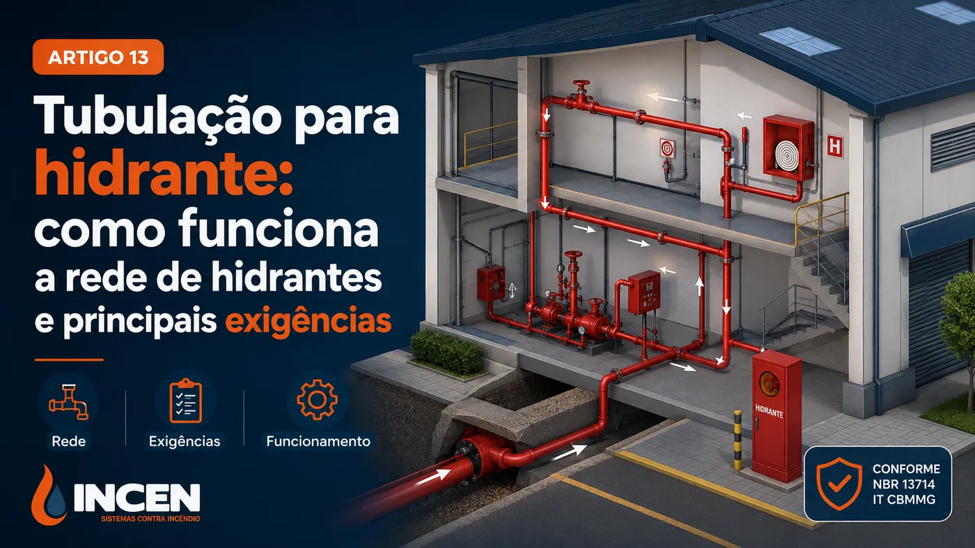 Rede de hidrantes: o que é, componentes e como funciona o sistema