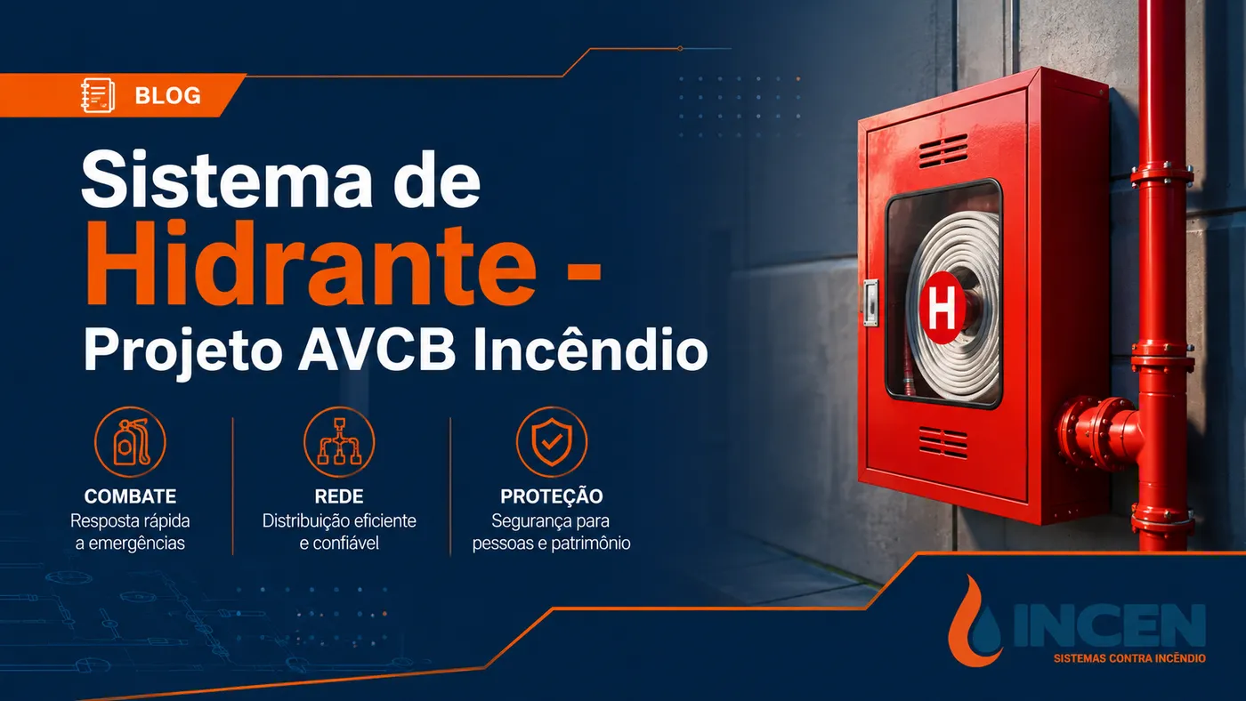 Sistema de Hidrante - Projeto AVCB Incêndio