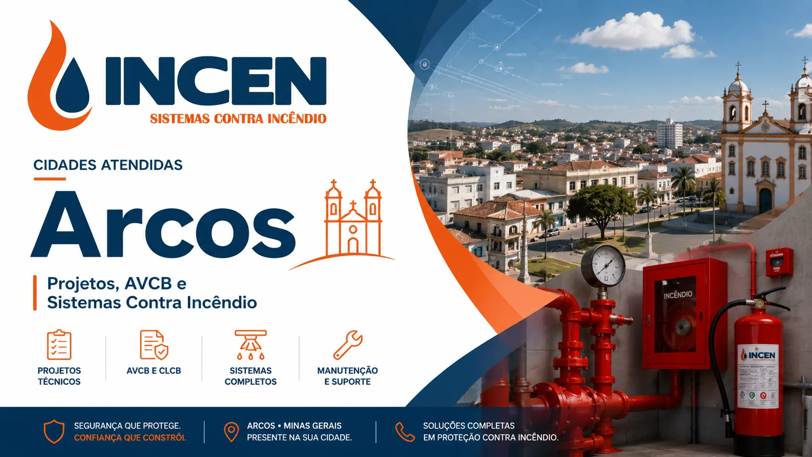 AVCB e combate a incêndio em Arcos
