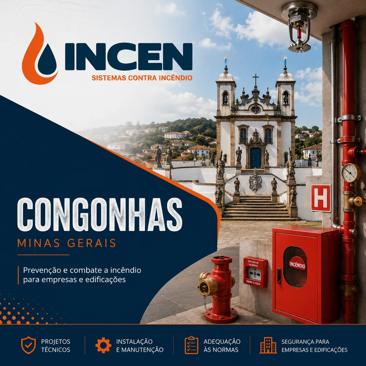 AVCB e combate a incêndio em Congonhas