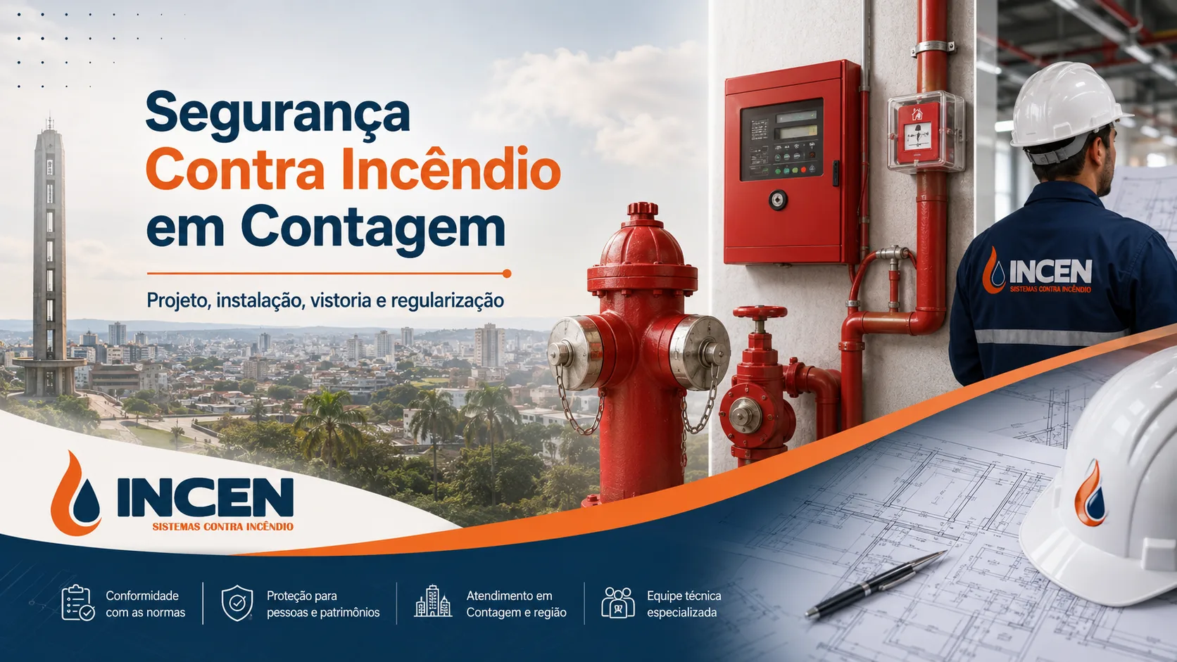 AVCB e combate a incêndio em Contagem
