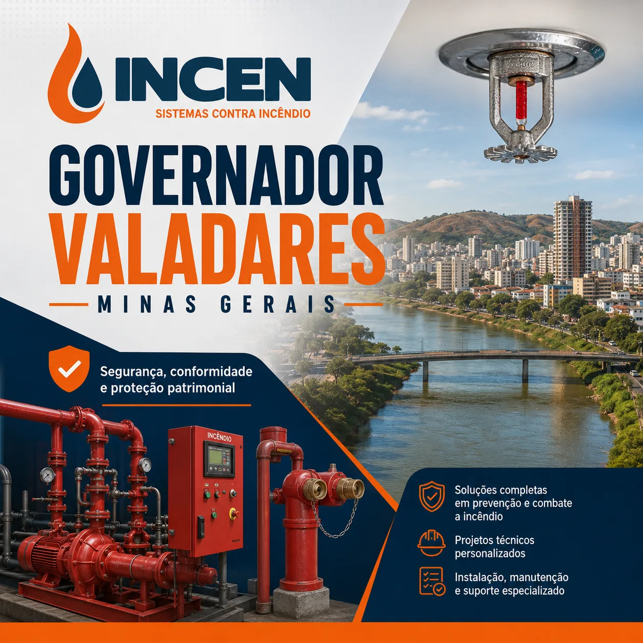 AVCB e combate a incêndio em Governador Valadares