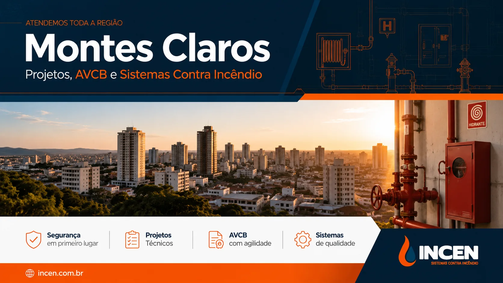 AVCB e combate a incêndio em Montes Claros
