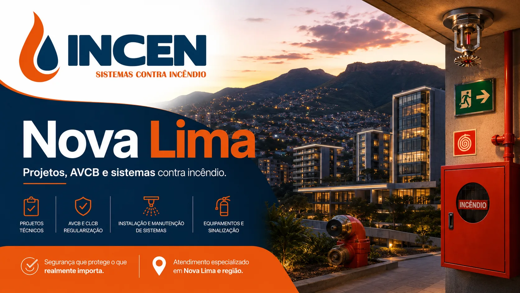 AVCB e combate a incêndio em Nova Lima