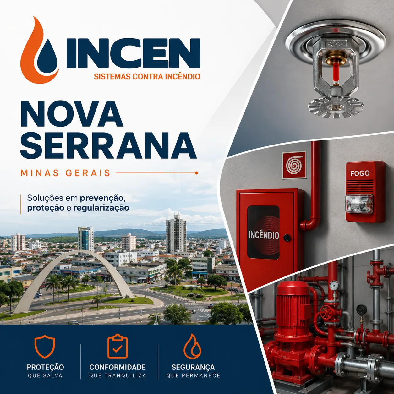 AVCB e combate a incêndio em Nova Serrana