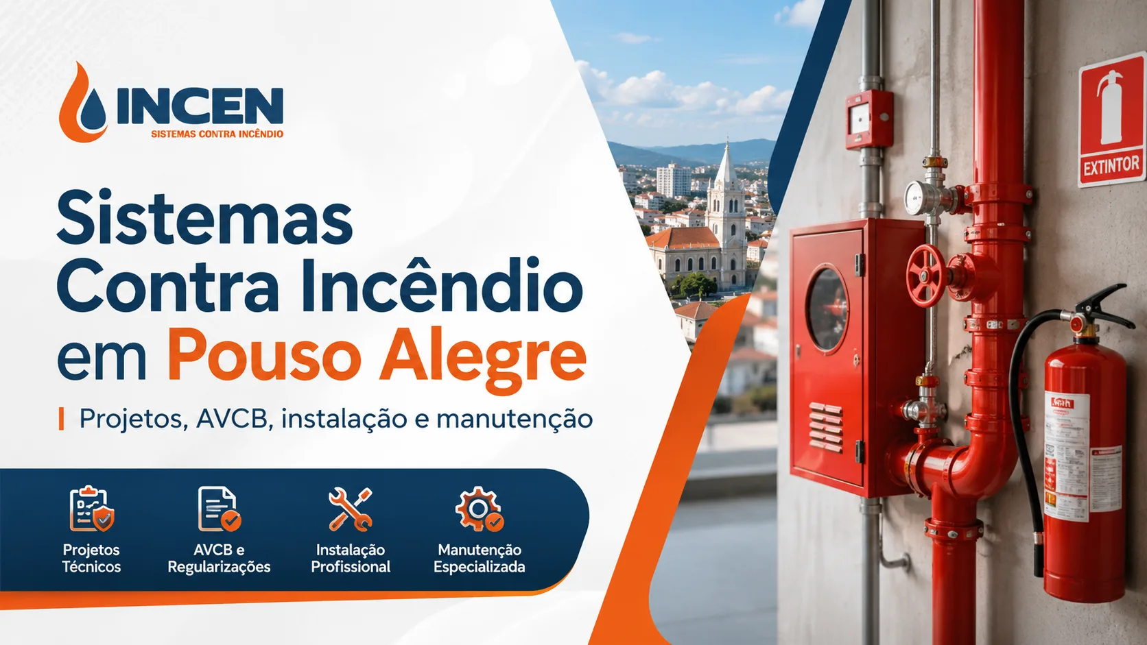 AVCB e combate a incêndio em Pouso Alegre