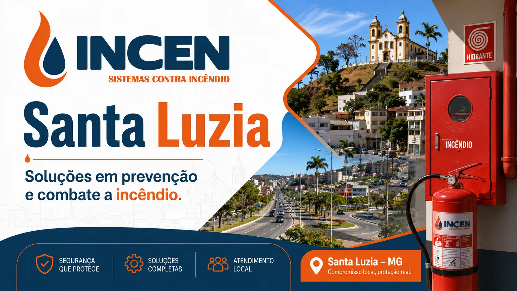 AVCB e combate a incêndio em Santa Luzia