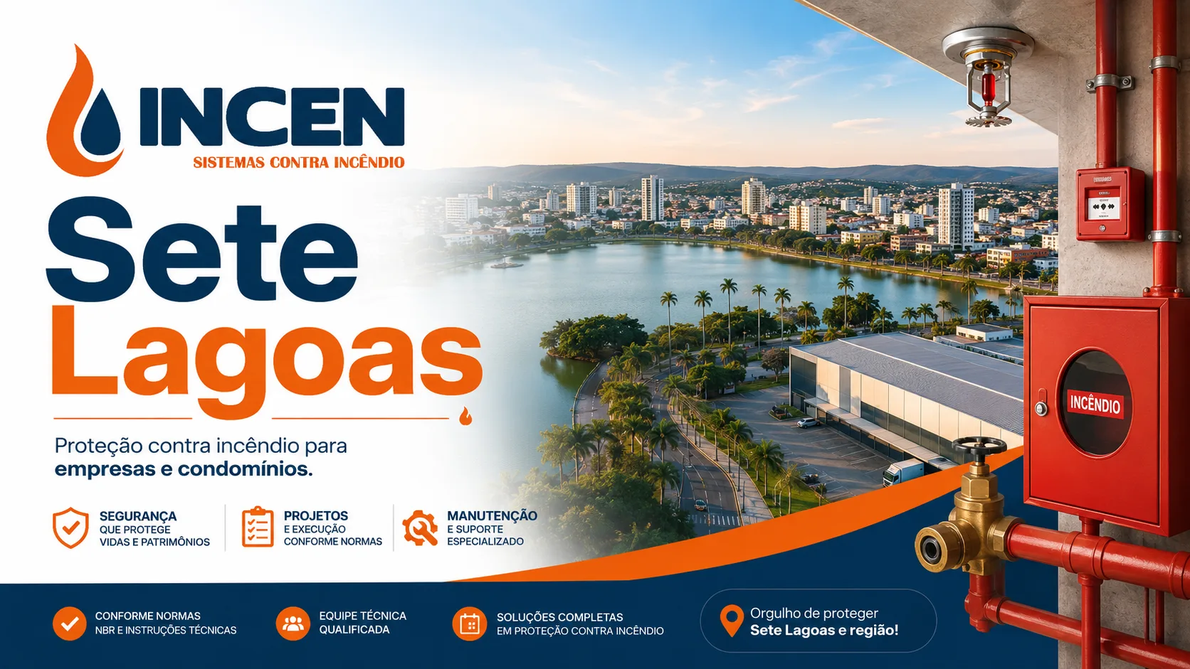 AVCB e combate a incêndio em Sete Lagoas