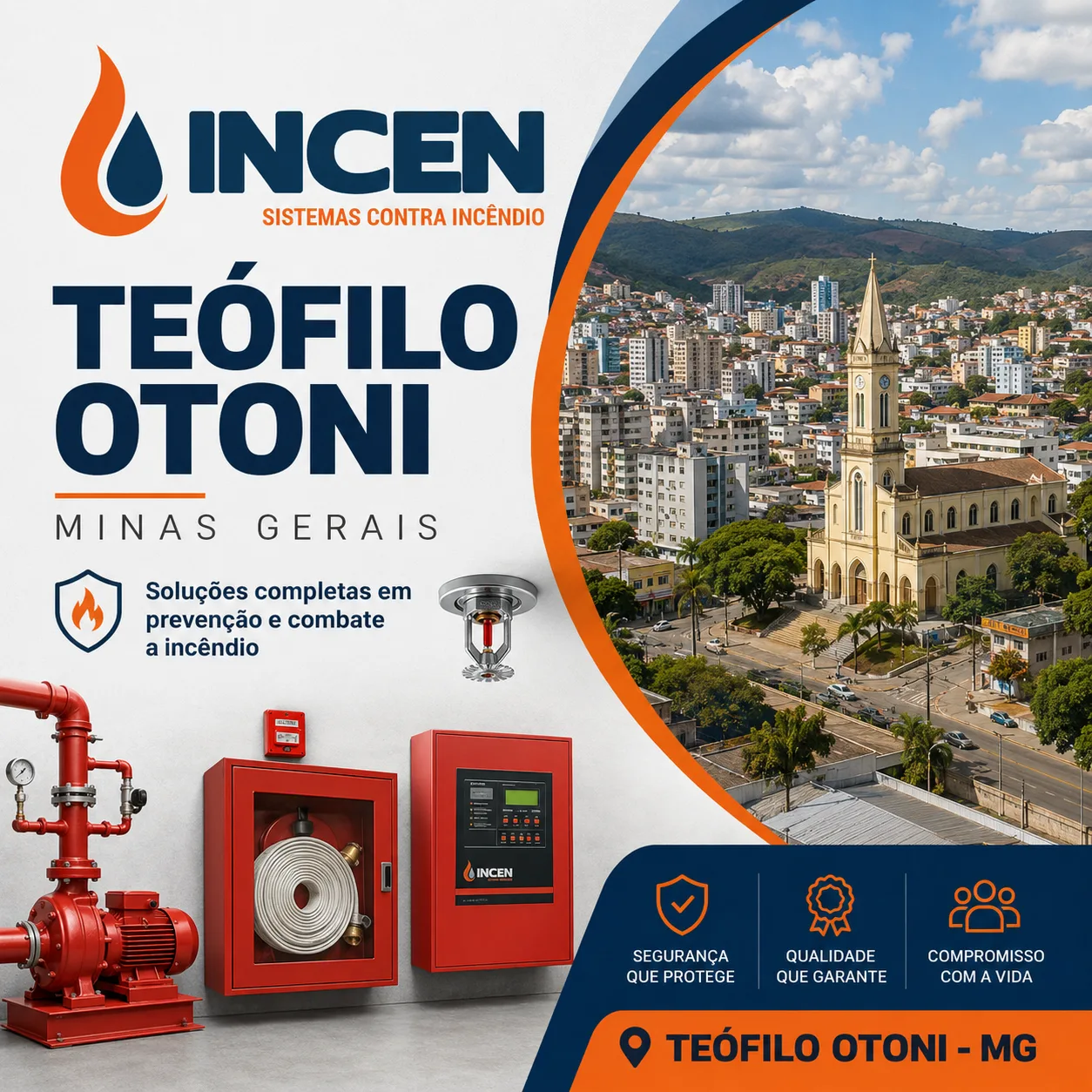 AVCB e combate a incêndio em Teófilo Otoni